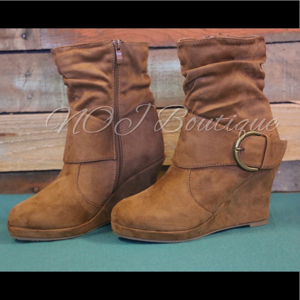 Ankle Bootie With Buckle